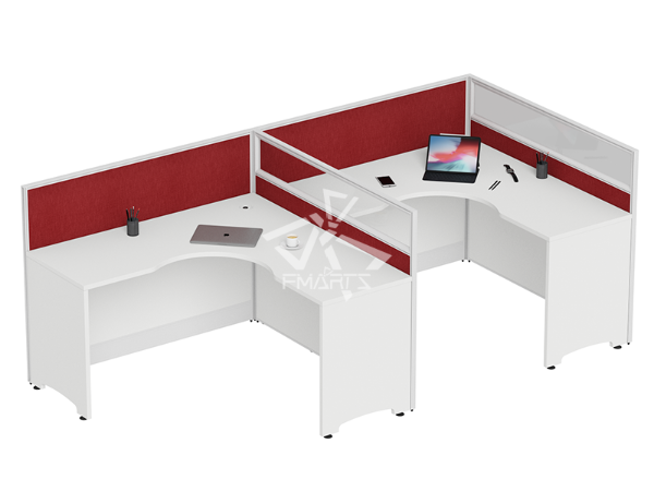 職員辦公位P40B款屏風 雙人位、四人位