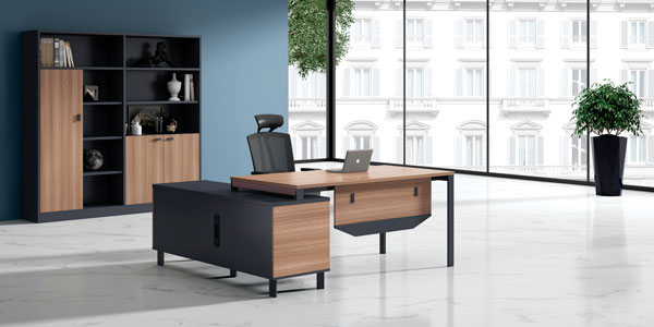 福瑪仕辦公家具|維加系列經(jīng)理辦公桌文件柜組合實物展示視頻